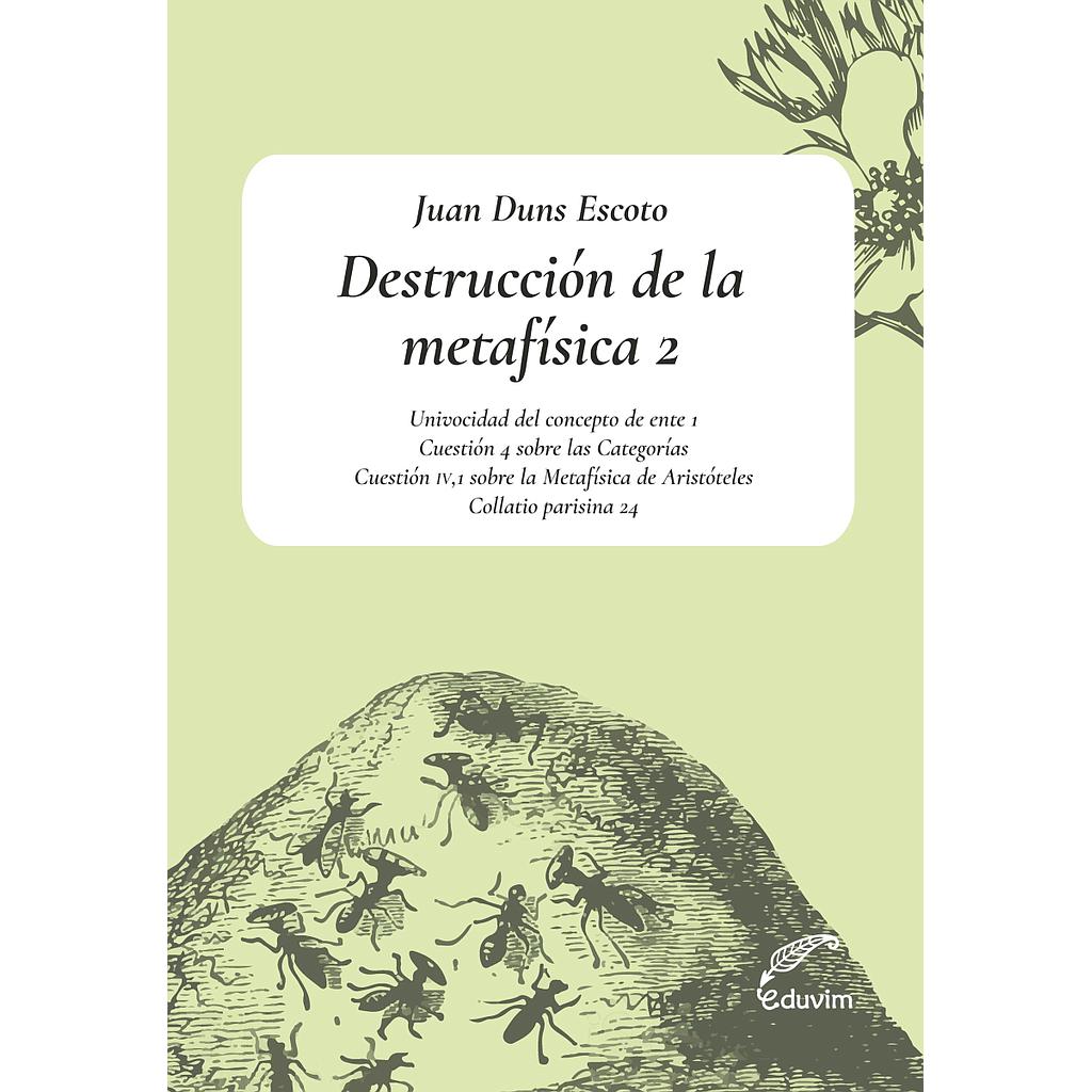 Destrucción de la metafísica 2